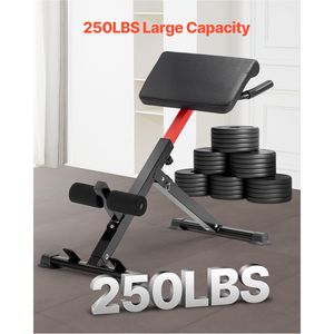 Panca Romana Pieghevole Regolabile da 250 Libbre, Panca per Iperestensione, Attrezzatura Multifunzione per Esercizi, Accessorio per Attrezzature Fitness - Product Image 3