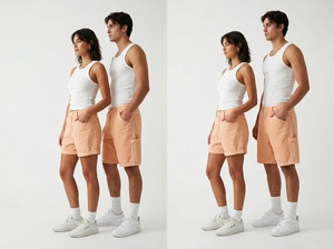 Jorts para Hombre y Mujer con Corte Holgado y Construcción de Mezclilla Resistente para el Estilo de Vida Diario y el Uso en Verano - Product Image 3
