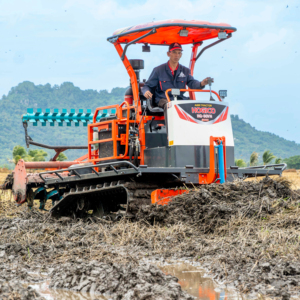 Tractor de orugas de caucho HOGICO HG-80VN 80HP 2WD de alta eficiencia con función 3 en 1, maquinaria agrícola de bajo costo con motor y transmisión por engranajes - ¡Oferta! - Product Image 1