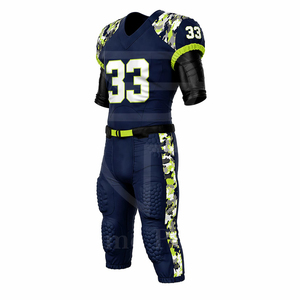 Conjunto de Pantalones y Camiseta de Fútbol Americano Premium, Uniforme de Equipo Personalizado con Letras Impresas, 100% Poliéster, Secado Rápido, Transpirable, Venta al Por Mayor - Product Image 4