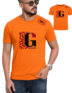 Camiseta Casual de Manga Corta con Cuello Redondo, 100% Algodón, Impresión de Logotipo Personalizado con Serigrafía, Venta al Por Mayor, Exportación a Granel, Suministro Directo de Fábrica - Product Image 1