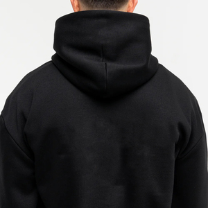 Sweat-shirt à capuche ample en coton épais pour homme, imprimé sur mesure, hiver, OEM - Product Image 4