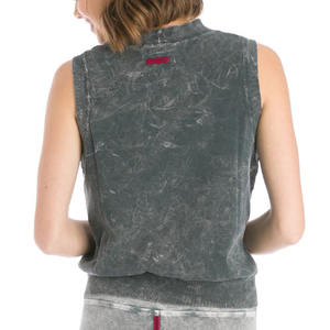 Camisetas sin mangas para mujer, antiencogimiento, ligeras, transpirables, de tela, negras, lisas, de marca privada, ajustadas, al por mayor, las mejores camisetas sin mangas para mujer - Product Image 3