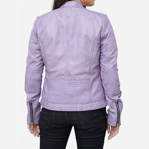 Ropa de Moda Urbana para Mujer, Chaqueta de Cuero, Chaquetas de Tallas Grandes, Ropa Femenina Cómoda, Servicio OEM - Product Image 3