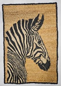 Alfombra con estampado de cebra en blanco y negro, diseño de cebra, decoración moderna para sala de estar, alfombra para uso en interiores a precio de mayoreo. - Product Image 3