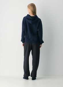 Sudadera con Capucha Personalizada para Mujer, Sudadera Informal de Forro Polar, Corte Holgado, Ropa Urbana, Proveedor Mayorista - Product Image 3