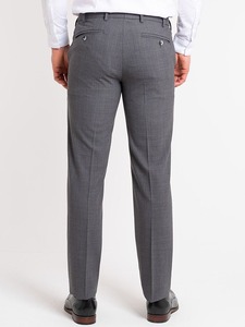 Pantalones de Vestir Formales para Hombre, Corte Profesional, Estilo Recto, Transpirables, de Lona, con Logotipo Personalizado, 100% Algodón - Product Image 4