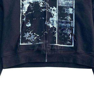 Sudadera con Capucha y Cremallera con Serigrafía, Logotipo Personalizado, Diseño Elegante, Tela Cómoda para Uso Diario - Product Image 6
