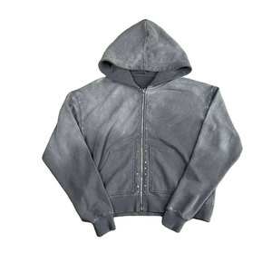 เสื้อฮู้ดผู้ชายประดับเพชร ผลิตจากวัสดุคุณภาพดี น้ำหนักเบา คุณภาพเยี่ยม - Product Image 1