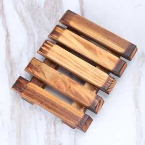 Jabonera Ovalada de Madera Natural con Patas, Soporte Ecológico para Jabón en Barra, Bandeja de Drenaje, Accesorios de Baño para Hotel, Venta al por Mayor - Product Image 6