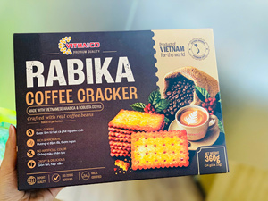 แครกเกอร์กาแฟราบิก้าพรีเมียม |   บิสกิตเอสเพรสโซ่ รสชาติอาราบิก้าและโรบัสต้าแท้ 16 กล่อง/ลัง วิธาโก้ รับผลิตแบบ OEM ODM - Product Image 2