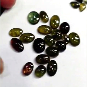 Lote de 540 Piezas de Turmalina Natural Multicolor de 3mm a 13mm, Cabujones Ovalados, Pera y Redondos, 400 Quilates, Alta Calidad, US$240 por Todo - Product Image 3