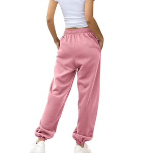 Cozy Womens Sweatpants Blank Streetwear Custom Joggers Heavy Weight Fabric Comfortable Track Pants For Women's - Product Image 2