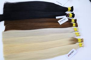 Colores de moda Extensión de cabello humano vietnamita crudo a granel Super doble dibujado 100g Precios al por mayor Fábrica - Product Image 4