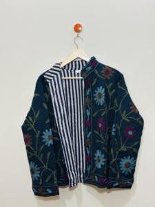 Hand Embroidered Floral <b>Velvet</b> Breathable Eco-Friendly High Quality Customizable Jacket Boho Style O-Neck Collar Full <b>Women</b> - Product Image 2