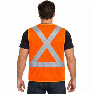Gilet de sécurité professionnel réfléchissant, vêtements de travail respirants en maille, vêtements de protection haute visibilité pour les travailleurs d'usine - Product Image 2