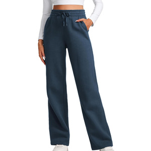 Pantalones Casuales de Cintura Alta para Mujer, de Alta Calidad, Ajustados, con Bolsillo, Pantalones Largos Casuales Holgados para Mujer - Product Image 2
