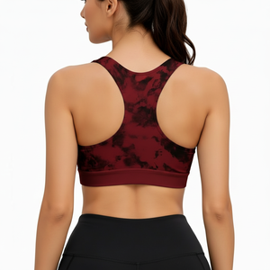 Women's Lightweight Comfortable Breathable Seamless Yoga Sports Bra Plus Size Backless Four-Way Stretch High Support Front - Product Image 4