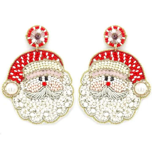 Pendientes y joyería para las orejas hechos a mano con bordado de cuentas para niñas de la India por MD HANDICRAFTS. - Product Image 5