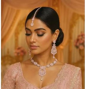 Wholesale Vintage Hollow Out Earring Jewelry 18k Brass Gold Plated Jewelry <b>Sets</b> <b>for</b> <b>Women</b>-<b>Wedding</b> & Party Gift - Product Image 5