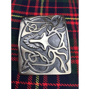 Hebillas de cinturón de kilt para hombre al por mayor, personalizadas, con cabeza de ciervo, de latón, estilo antiguo/Highland 2026 - Product Image 3