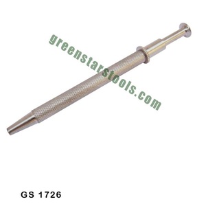 LUXURO Outil professionnel de sertissage de pierres précieuses à 4 griffes, nickelé, 4,5 pouces, 18g, pour bijoutiers GS1726A - Product Image 1