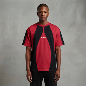 เสื้อยืดคอตตอนเจอร์ซีย์สั่งทำพิเศษ 100% น้ำหนัก 220 กรัม ผ้าเบา พิมพ์ลายวินเทจ ทรงโอเวอร์ไซส์ แขนสั้น คุณภาพสูง สำหรับผู้ชาย ใส่ได้ในฤดูร้อน - Product Image 1