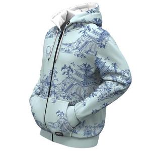 Sudadera con capucha para hombre, diseño estampado con efecto goteo, tejido de punto, manga regular, estilo otoñal, patrón en blanco y negro, top corto para mujer - Product Image 6