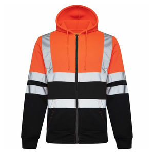 เสื้อฮู้ดโพลีเอสเตอร์สะท้อนแสงแบบสวมหัวสำหรับงานความปลอดภัย รุ่น Hi Viz ความปลอดภัยสูง สีพื้น - Product Image 5