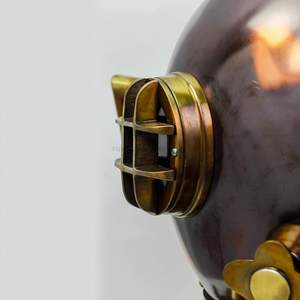 Casco de Buceo Vintage de Latón, Marca V de la Marina Estadounidense, para Buceo Profundo, Estilo Boston - Product Image 6