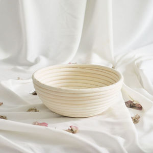 Cesta de prueba de masa fermentada más vendida hecha de ratán vietnamita local con cubierta de tela opcional para hornear pan - Product Image 4