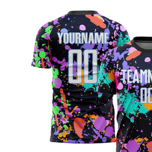 Camiseta de Fútbol Personalizada para Hombre, Ligera, de Secado Rápido y Transpirable, para Entrenamiento, Juegos y Torneos - Product Image 2