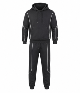 Survêtement en molleton personnalisé pour homme, sweat-shirt et pantalon de survêtement en coton, fabricant premium, survêtement en molleton épais pour homme - Product Image 1