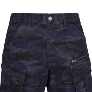 Pantalones Cortos Cargo para Hombre, Estilo Urbano, Cintura Elástica, Color Sólido, Logotipo Personalizado, Duraderos, Múltiples Bolsillos, Ecológicos, de Secado Rápido, Ropa de Trabajo - Product Image 3