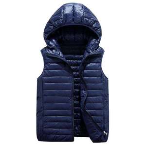 Chaqueta de Invierno Acolchada sin Mangas, Transpirable, con Capucha, Estilo Urbano, Fabricante de Ropa Personalizada, Proveedor de Ropa con Marca Privada, OEM - Product Image 2