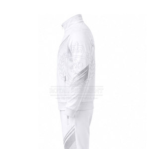 Pantalones Deportivos de Algodón Blanco, Casuales, de Color Sólido, Cintura Elástica, Bolsillos Laterales, Largos, Unisex, para Adultos, Primavera - Product Image 2