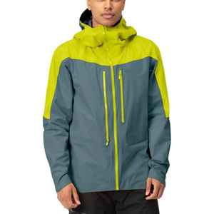 Veste légère pour homme à col montant et fermeture éclair intégrale, style décontracté, finition texturée froissée, coupe-vent, pour le quotidien - Product Image 1