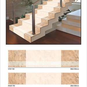 Escalón de porcelana esmaltada mate antideslizante Vistaar, elevador de 1200x300mm, baldosas de madera de 1200x200mm, escaleras de 11mm - Product Image 1