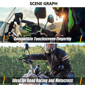 Guantes de moto para adultos con logotipo OEM personalizado para entrenamiento y protección deportiva. - Product Image 5