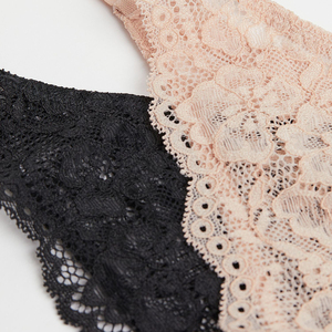 Nouvelle conception, vente en gros, logo personnalisé, culottes brésiliennes rembourrées confortables pour femmes, polyamide respirant, dentelle, taille basse, bralette sans couture - Product Image 6