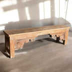 Bancos de Madera Estilo Vintage de la India, Banco de Madera Resistente para el Hogar, Decoración Vintage Combinable - MOQ 1 Contenedor Únicamente - Product Image 4