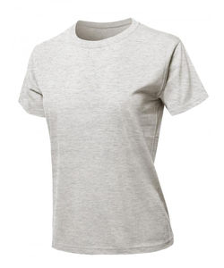 บริการ OEM ออกแบบตามสั่ง เสื้อยืดคอกลมผู้หญิงไซส์ใหญ่ สไตล์ลำลอง ผ้าโพลีเอสเตอร์/ผ้าฝ้ายแคนวาส คุณภาพพรีเมียม - Product Image 5
