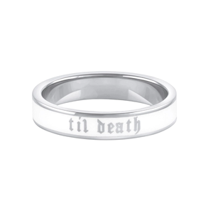 Anillo de Compromiso y Matrimonio Unisex de Oro Sólido de 14k, Estilo Gótico Clásico Grabado, Joyería Única, Regalo para Parejas - Product Image 3