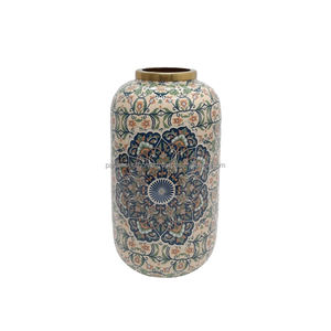 Iron Latest <b>Flower</b> Vase Dark Texture Luxury Design <b>Flower</b> Pot <b>for</b> <b>Table</b> <b>Top</b> and Wedding Decoration - Product Image 4