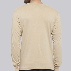 Custom Graphic Print <b>Long</b> <b>Sleeve</b> T-Shirt <b>Men</b> Crew Neck Cotton Streetwear Tee OEM Wholesale BD - Product Image 5