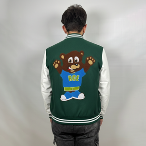 Chaqueta Varsity Letterman de Moda Urbana Americana de Último Diseño y Alta Calidad en Venta - Product Image 2