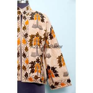 Veste Festivals Cotrise brodée à la main, style bohème, vintage, décontractée, respirante, doublure en coton écologique, pour les vacances - Product Image 3