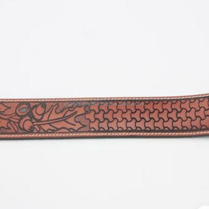 Nouvelle ceinture en cuir pleine fleur noir et marron, sculptée à la main, style western, pour hommes et femmes, modèle 2026, à prix abordable - Product Image 6