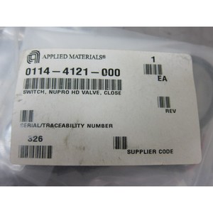 สวิตช์ AMAT 0114-4121-000, วาล์ว Nupro HD, แบบปิด - อุปกรณ์และอะไหล่เซมิคอนดักเตอร์ระดับโลกที่เชื่อถือได้ - Product Image 1