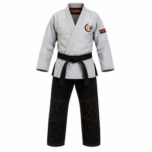ชุดยูโด Fly Humble BJJ สีเขียว กางเกงสีดำ เข็มขัดสีขาว สำหรับผู้ใหญ่ แบบ unisex ทรงปกติ ผ้าฝ้าย 100% ระบายอากาศได้ดี ไร้รอยต่อ ทนทาน - Product Image 3